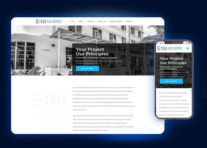 Kromberg Creative Web Design Example